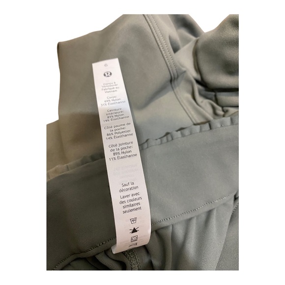 Womens Lululemon Athletica Keep Moving crop - Size 6 - Picture 6 of 7